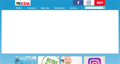 Desktop Screenshot of cda-bund.de